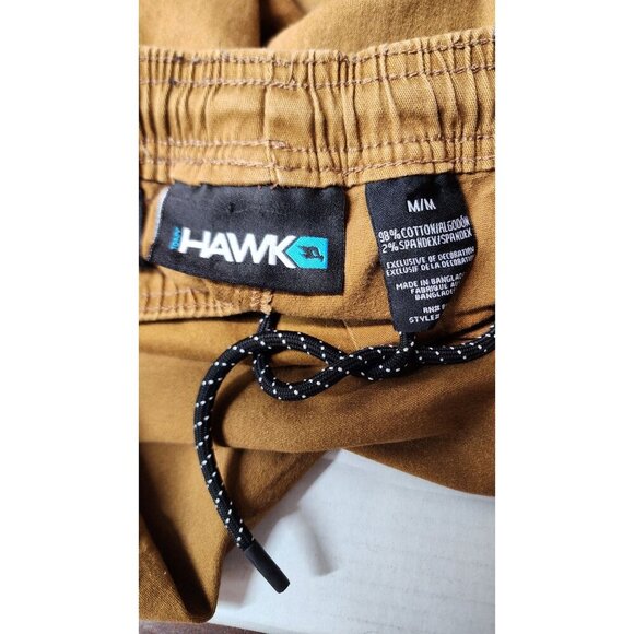 Hawk Cargo Jogger Pants With Drawstring Waist Medium - Picture 15 of 15